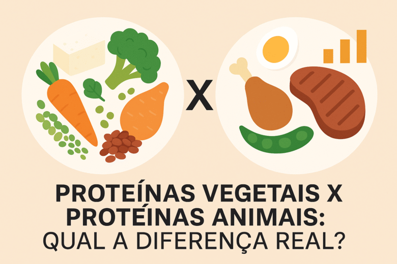 Proteínas vegetais x proteínas animais qual a diferença real