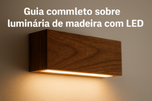 Modelos de Luminária de Madeira com LED Embutido Guia Completo para Iluminação Moderna
