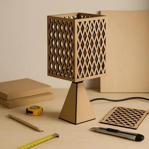 Como Criar Luminárias em MDF com Corte Perfeito — Guia para Iniciantes e Artesãos