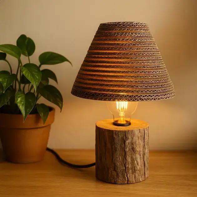 Decoração Sustentável: O Papel das Luminárias Feitas com Materiais Reaproveitados