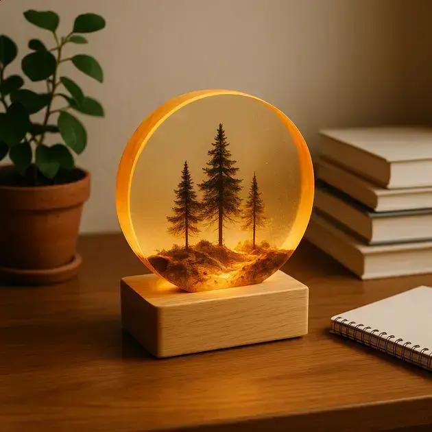 Resina, LED e Criatividade: As Luminárias Que Estão Dominando a Decoração