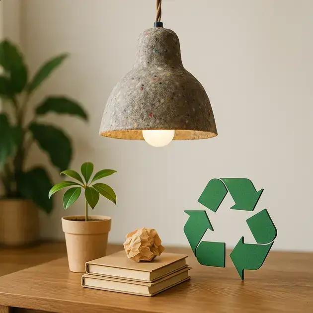 Sustentabilidade Decorativa: Por Que Luminárias com Material Reciclado Estão em Alta